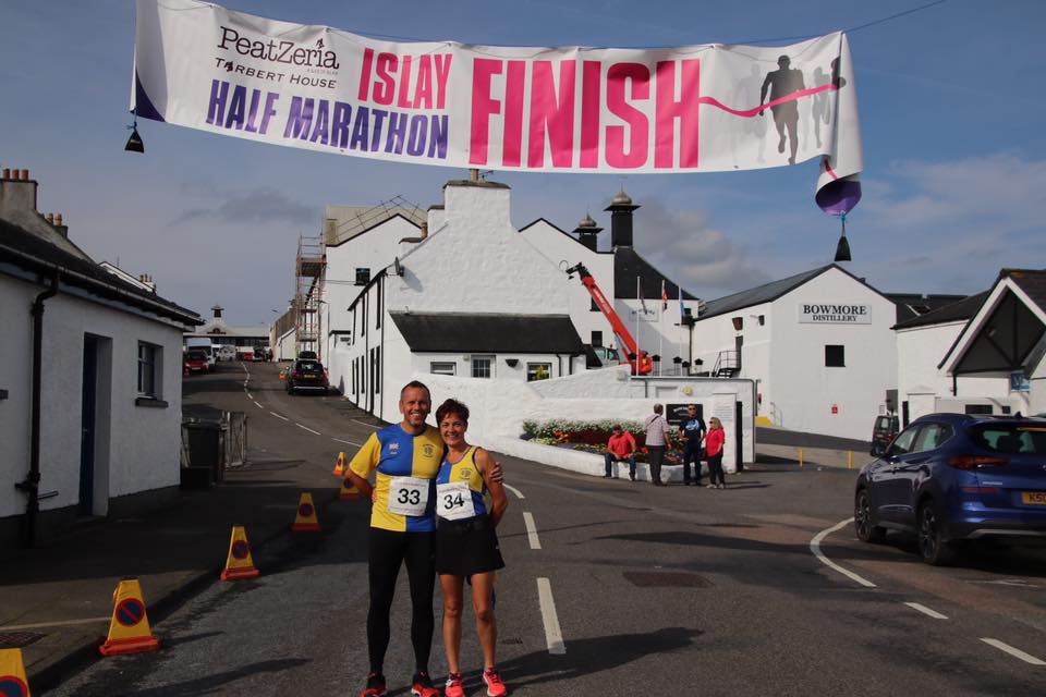 Islay Half Marathon Finish Line